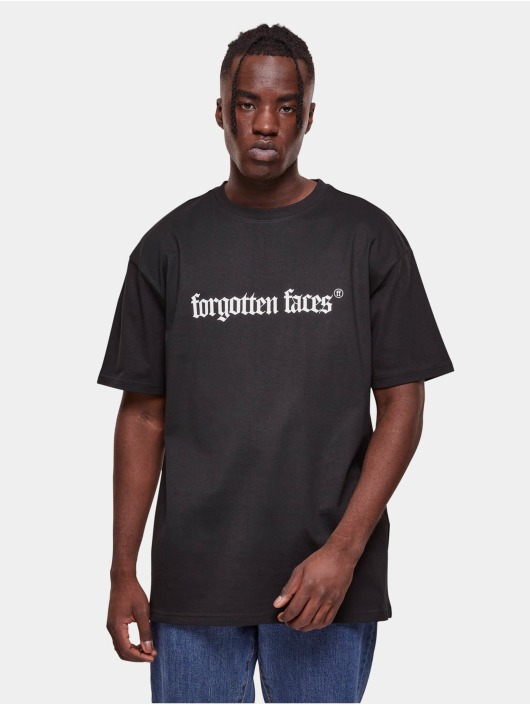 Forgotten Faces Camiseta Faces Fof Logo Heavy Oversized negro
