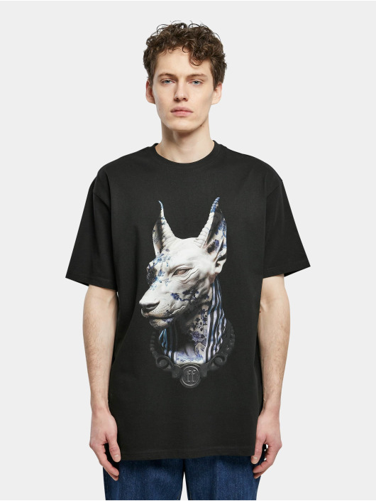 Forgotten Faces Herren T-Shirt Anubis Heavy Oversized in schwarz Forgotten Faces Herren T-Shirt Anubis Heavy Oversized in schwarz