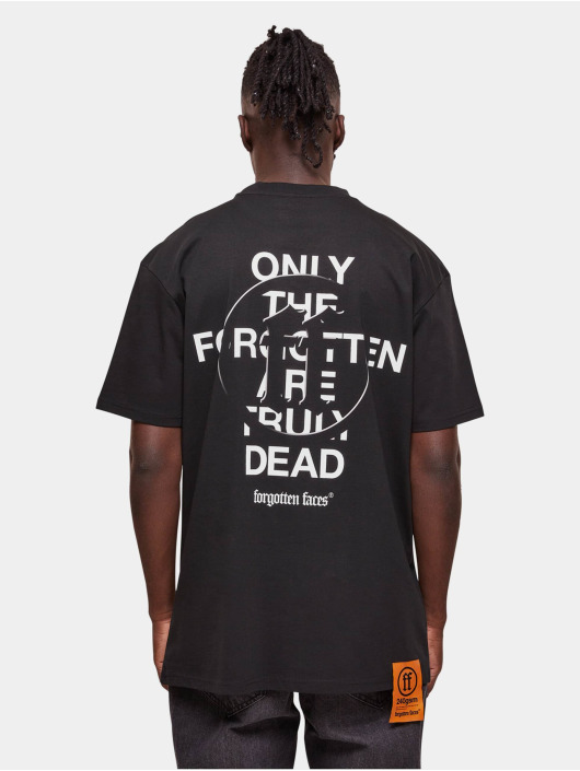 Forgotten Faces T-shirts Faces Faded Heavy Oversized sort