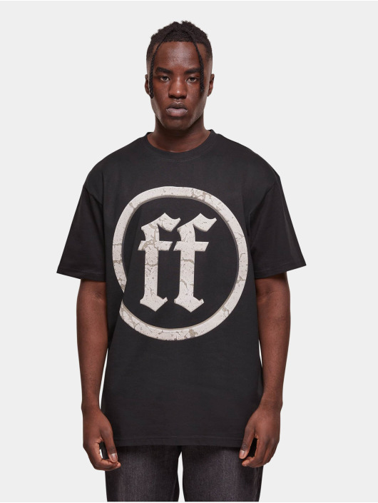 Forgotten Faces T-skjorter Faces Camo Logo Heavy Oversized svart