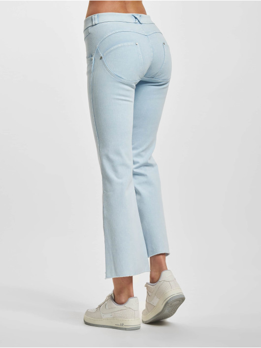 Freddy Boot cut jeans WRUP Snug Push Up 7/8 Regular Waist Raw Cut Flare blauw