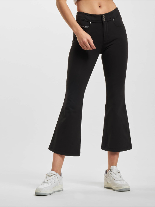Freddy Bootcut Jeans N.O.W. 7/8 Mid Waist Flare čern