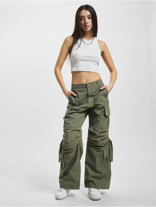 Freddy Cargo pants Britney F301 zelený