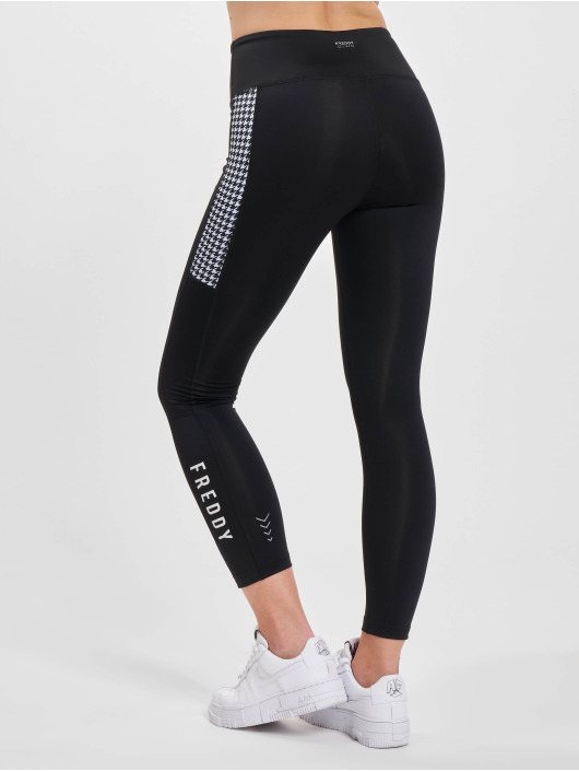Freddy Damen Legging Ankle Length Breathable Superfit Lateral Panels in schwarz Freddy Damen Legging Ankle Length Breathable Superfit Lateral Panels in schwarz
