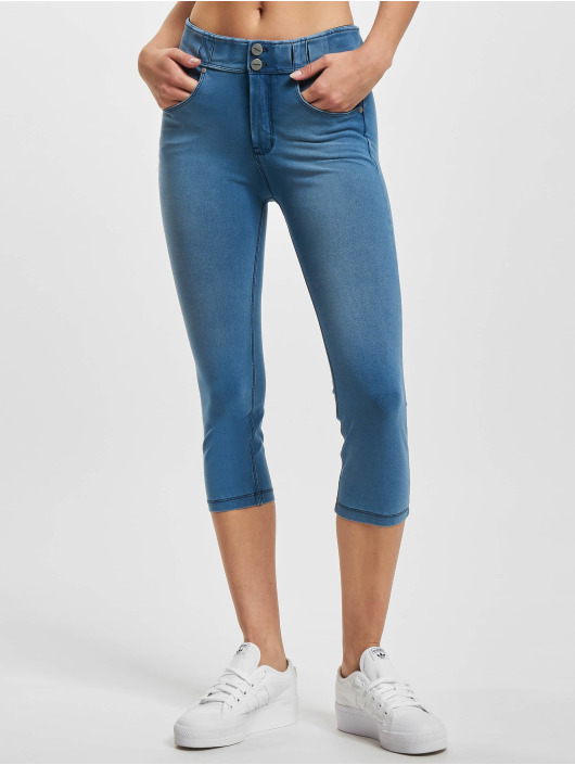 Freddy Skinny jeans Capri Length Medium Waist N.O.W.® Stonewashed Effect blauw