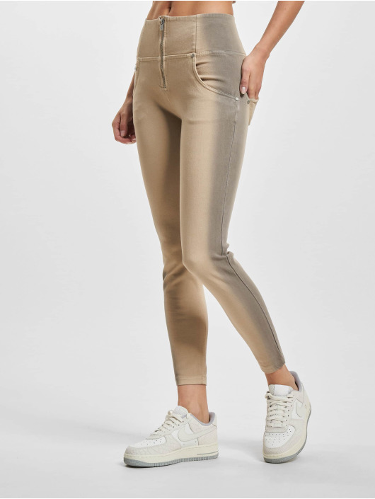 Freddy Vaqueros pitillos WRUP Snug Denim High Waist beis