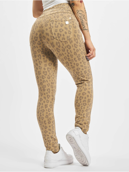 Freddy Úzke/Streč Now Regular Cotton Medium Waist béžová