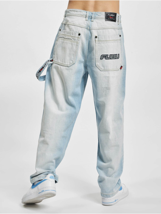 Fubu Baggy jeans Corporate Bleached blauw
