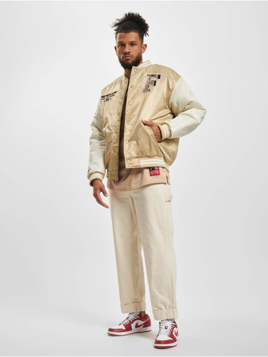 Fubu Chaqueta de béisbol College Shiny Varsity beis