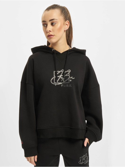 Fubu Hoody Script Oversize schwarz