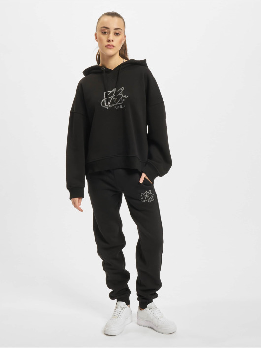 Fubu Hoody Script Oversize schwarz