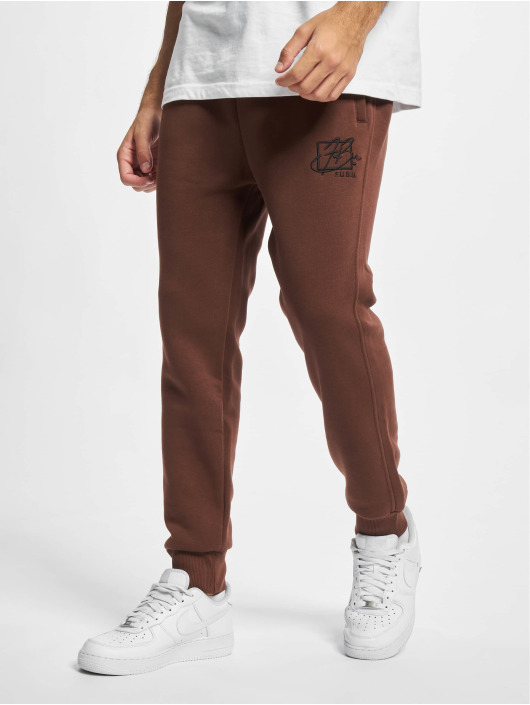 Fubu Herren Jogginghose Script Essential in braun