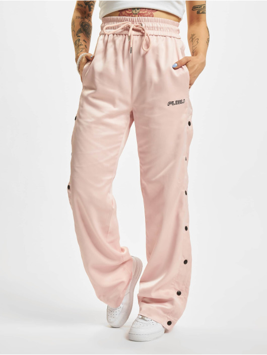 Fubu Damen Jogginghose Corporate Satin in rosa