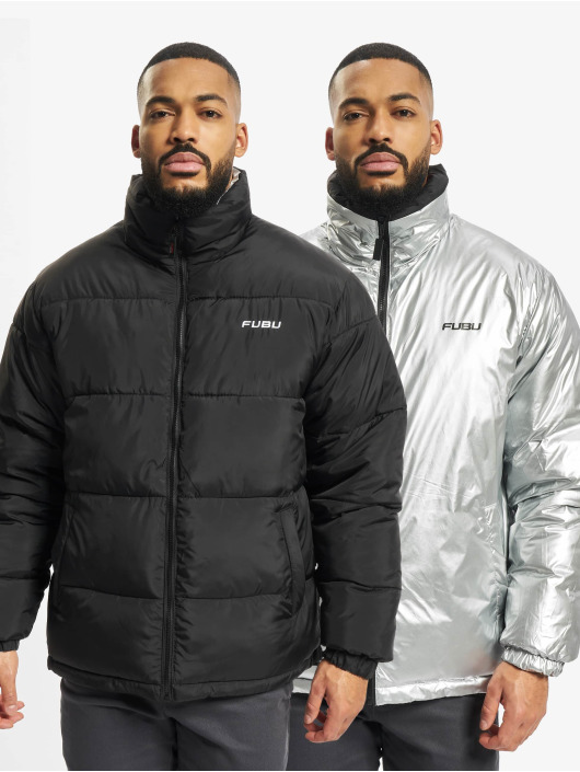 Fubu Puffer Jacket Corporate Reversible Puffer schwarz