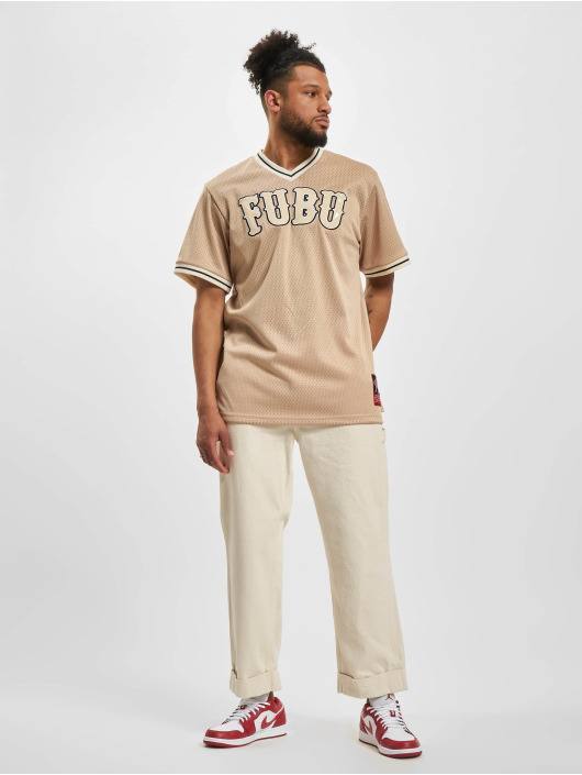 Fubu t-shirt Vintage Lacquered Mesh beige
