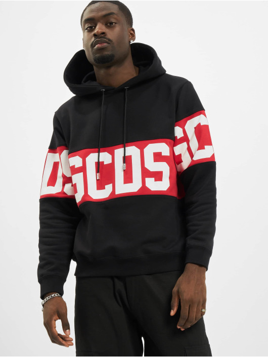 GCDS Sweat capuche Band Logo noir