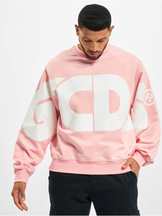 GCDS Swetry Macro Logo Round pink