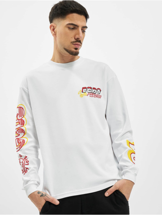 GCDS T-Shirt manches longues KAWAII blanc