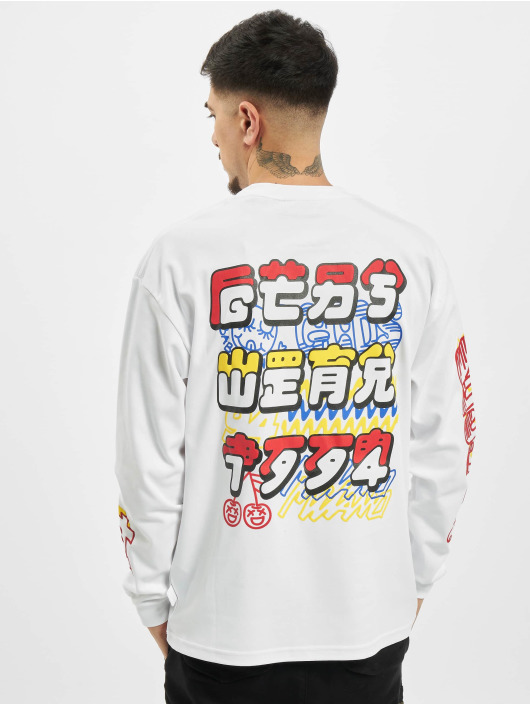 GCDS T-Shirt manches longues KAWAII blanc