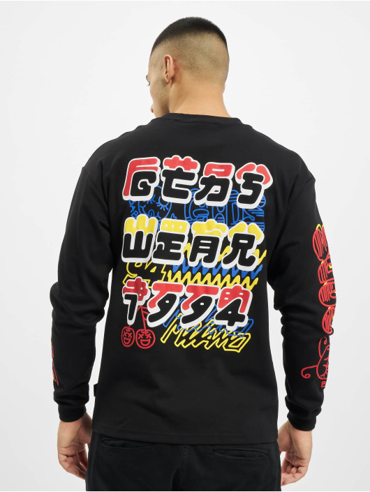 GCDS T-Shirt manches longues Kawaii Long Sleeves noir