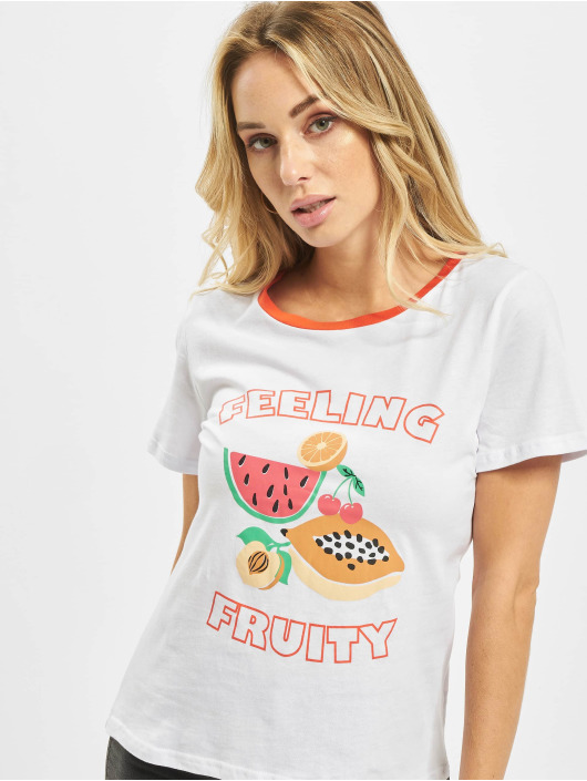Glamorous T-Shirt Feeling Fruity white