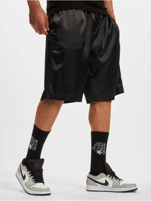 Gomorrha Du Maroc Herren Shorts Du Maroc Saton in schwarz