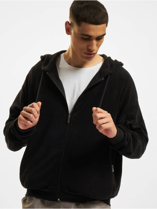 Gomorrha Du Maroc Herren Zip Hoodie Blockbuster in schwarz