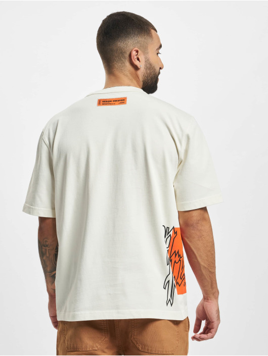 Heron Preston T-shirts Gothic Color Blocks hvid