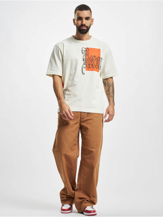 Heron Preston T-shirts Gothic Color Blocks hvid