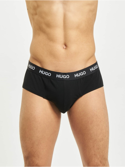 Hugo Boxer 3-Pack Hipbrief noir