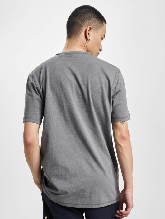Hugo Camiseta Tegood Regular Fit Logo Patch gris
