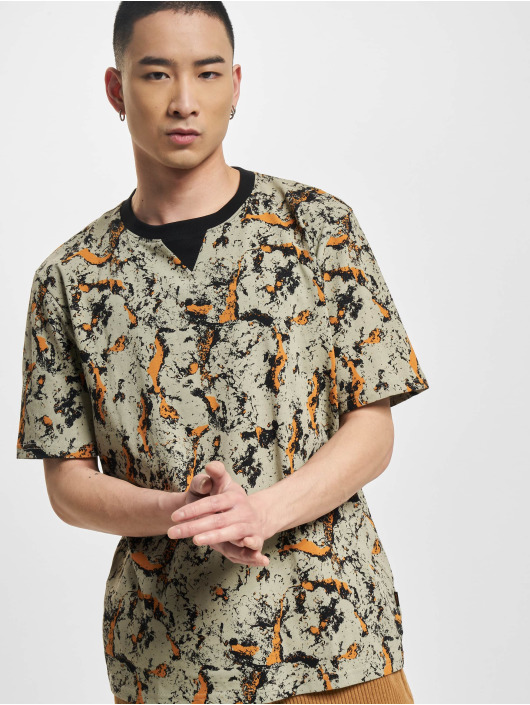 Hugo Camiseta Tecrinkle All Over Print negro
