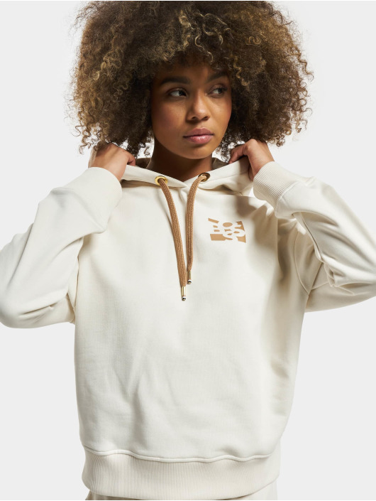 Hugo Felpa con cappuccio Ecaisy Boxed Relaxed Fit Shaken Logo bianco