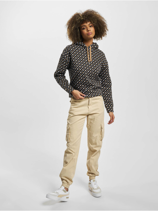 Hugo Felpa con cappuccio Ecaisy All Over Print Prin nero