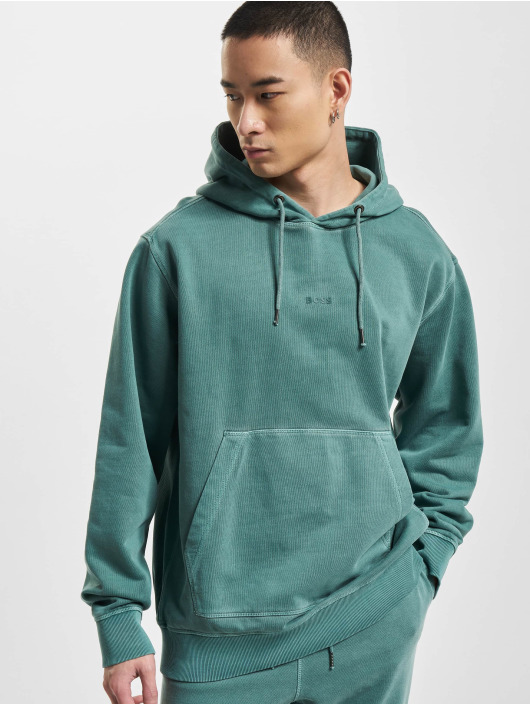 Hugo Felpa con cappuccio Wefade Logo verde