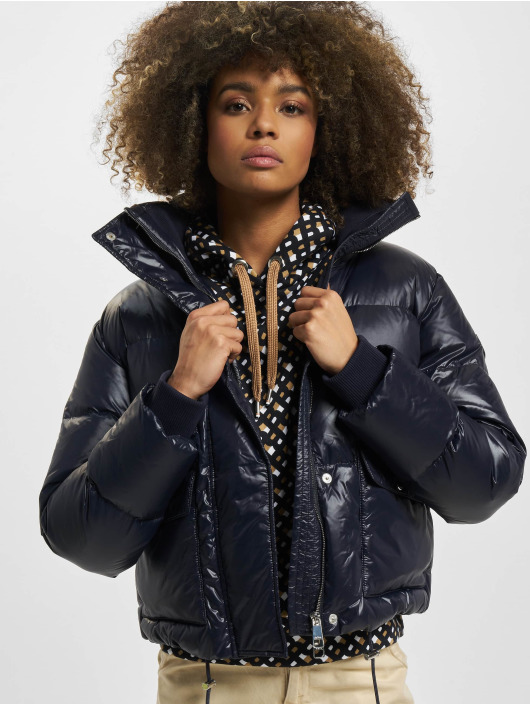 Hugo Foretjakker Pirella High Shine Water Repellent Polished Trims blå