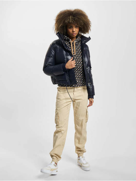 Hugo Gewatteerde jassen Pirella High Shine Water Repellent Polished Trims blauw
