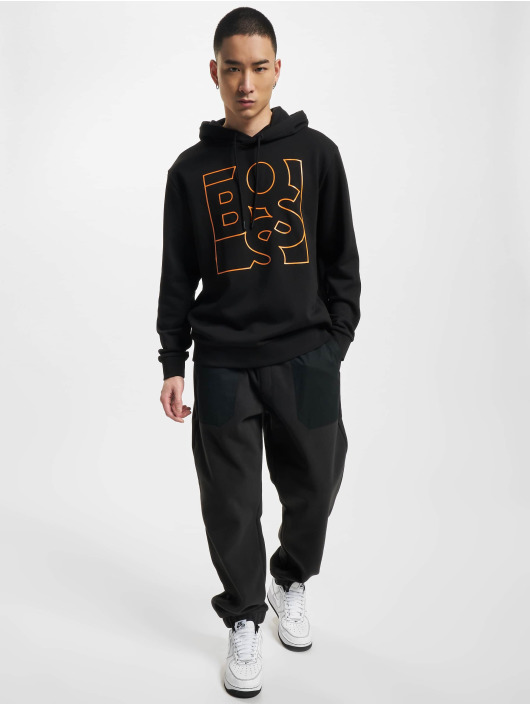 Hugo Hoodie Weboxy Logo Print black