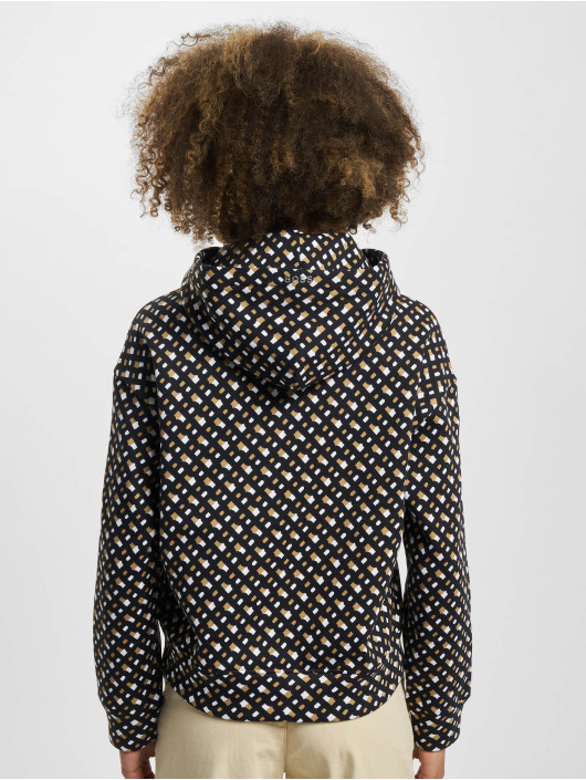 Hugo Hoodie Ecaisy All Over Print Prin svart