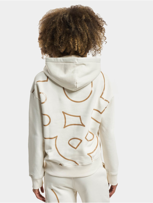 Hugo Hoodie Ecaisy Boxed Relaxed Fit Shaken Logo white
