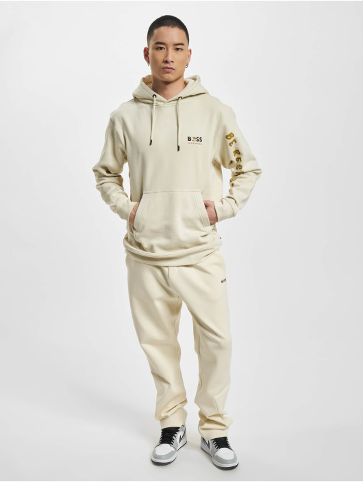Hugo Hoodies Wegenerated Backprint beige