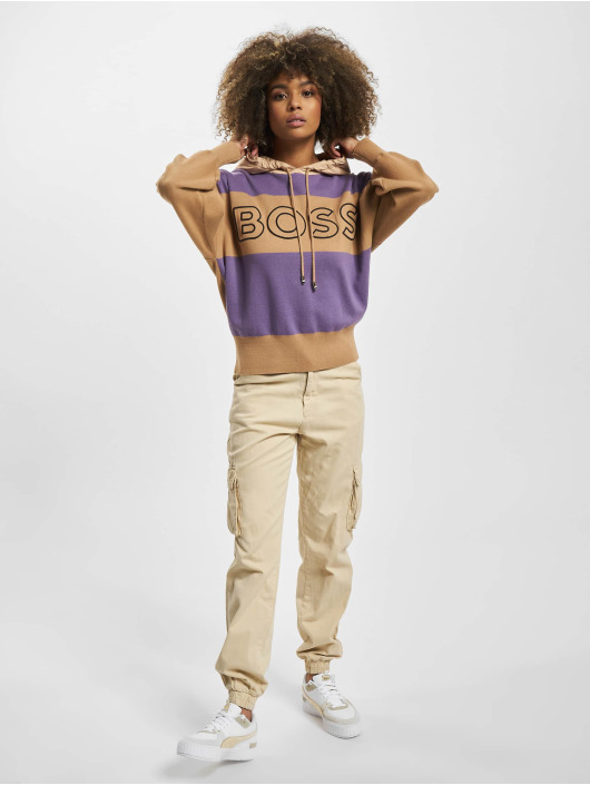 Hugo Hupparit Fleurine Logo And Block beige