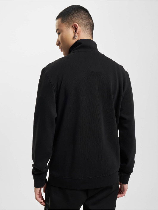 Hugo Jersey Zetrust Zip Logo Patch negro