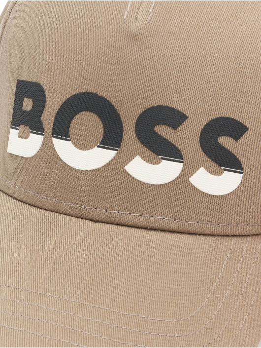 Hugo snapback cap Logo beige