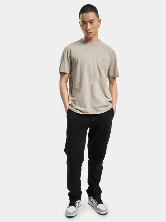 Hugo T-paidat Regular Fit Logo Patch harmaa