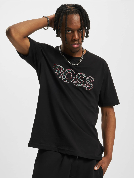 Hugo T-Shirt Logo Artwork black