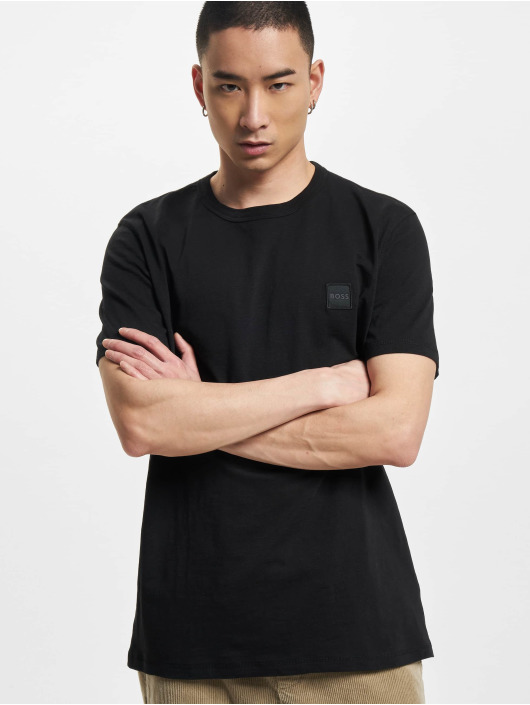 Hugo T-Shirt Tegood Regular Fit Logo Patch black