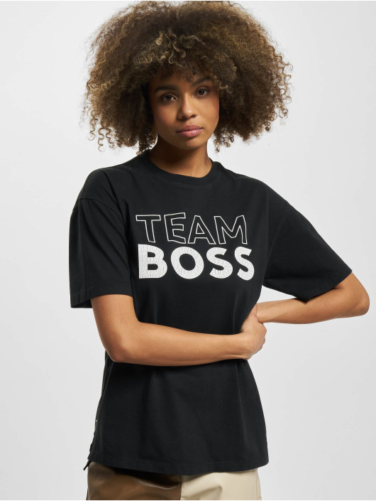 Hugo T-Shirt Enahita Logo Print black