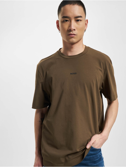 Hugo Herren T-Shirt T Chup Relaxed Fit Logo in grün Hugo Herren T-Shirt T Chup Relaxed Fit Logo in grün