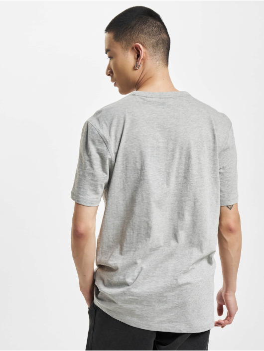 Hugo T-shirt Tegood Regular Fit Logo Patch grå